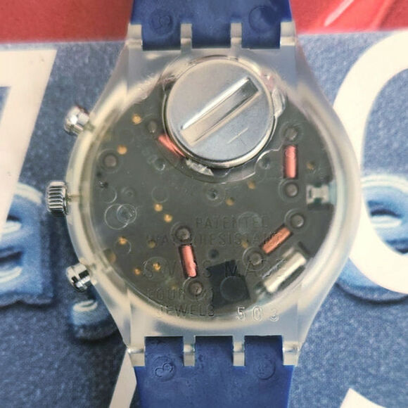 Swatch SEA PORT SCK402 1995 Chronograph watch with date indicator New old stock - Picture 6 of 7